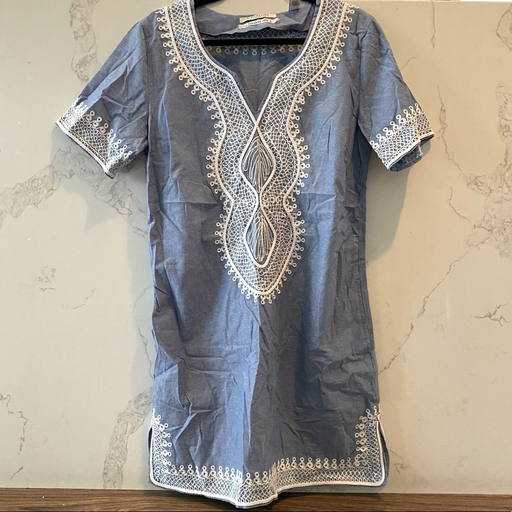 Scotch and Soda Jean Embroidered Dress